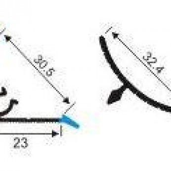 Aluminium wall seal profile linen Kitchen accessories