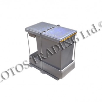 Double kitchen cabinet waste bins Kitchen accessories