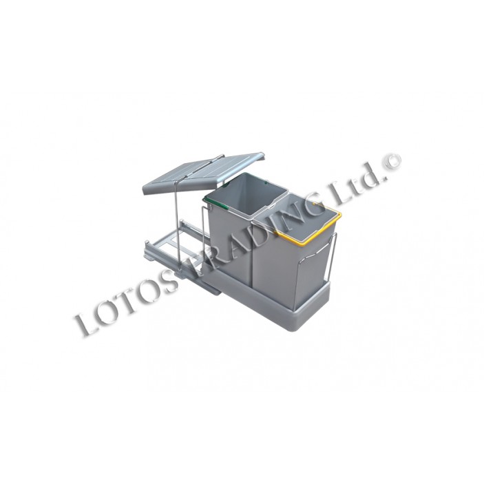 Double kitchen cabinet waste bins 19L.100.41-42 - Kitchen accessories Double kitchen cabinet waste bins Kitchen accessories