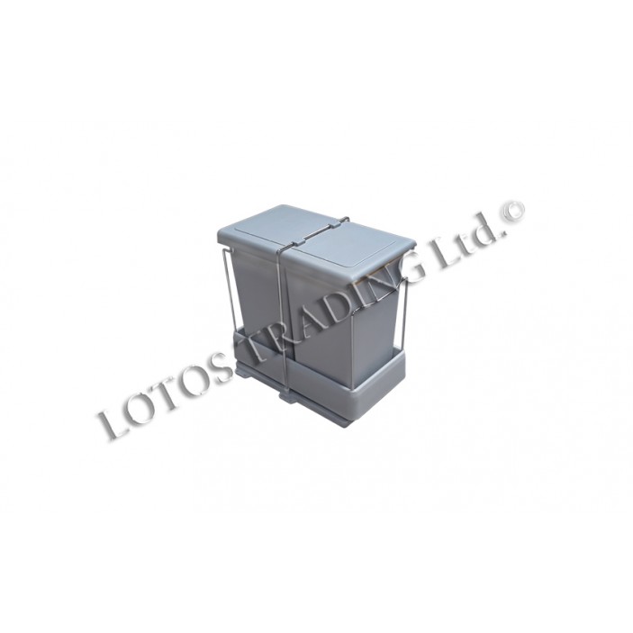 Double kitchen cabinet waste bins 19L.100.41-42 - Kitchen accessories Double kitchen cabinet waste bins Kitchen accessories