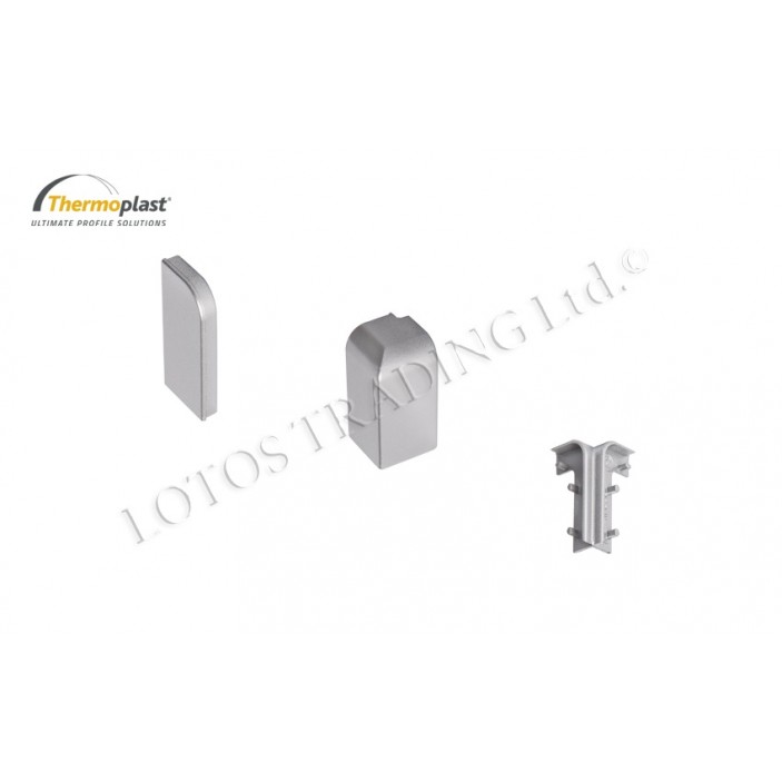 Ъгли и тапи за Вдлъбната водобранна лайстна 30x12 Аксесоари за кухня