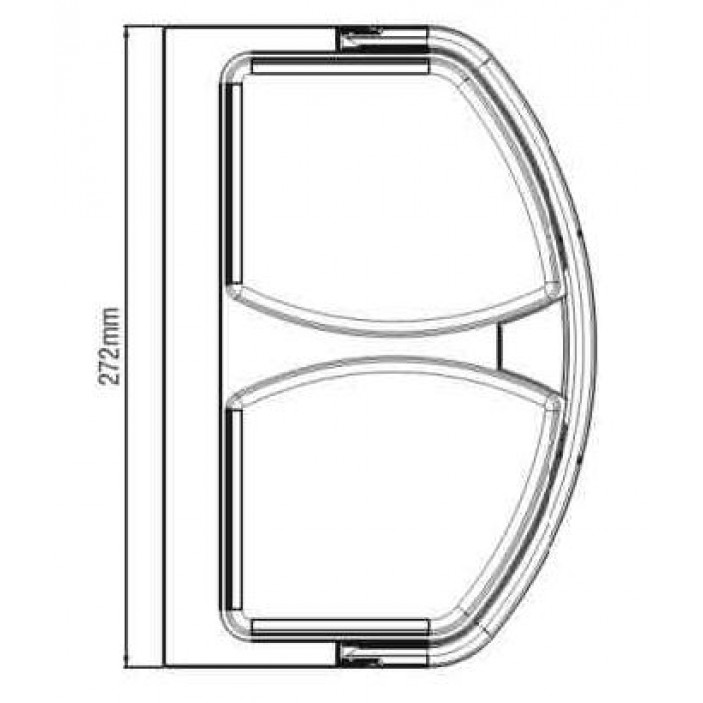 Hanging waste bin - 7L 19L.100.71 - Kitchen accessories Hanging waste bin - 7L Kitchen accessories