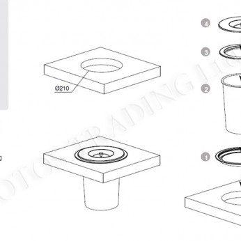 Worktop waste bin 19. Kitchen accessories