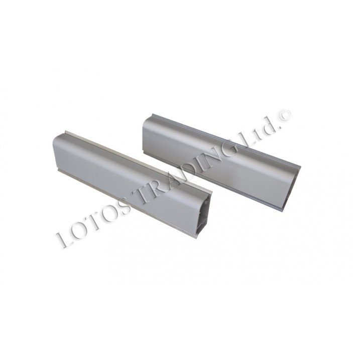 Small wall seal profile, matt chrome Kitchen accessories
