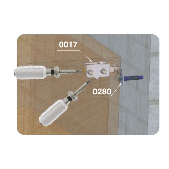 MESSAN Cabinet hanger DASET - left and right Kitchen accessories