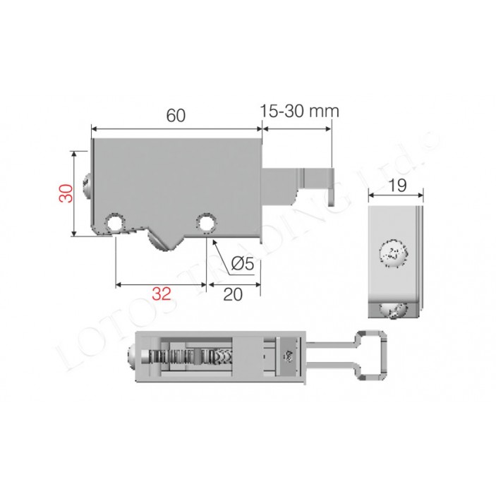 MESSAN Cabinet hanger DASET - left and right Kitchen accessories