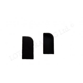 End cap for Small wall seal profile, black End cap for Small wall seal profile, black