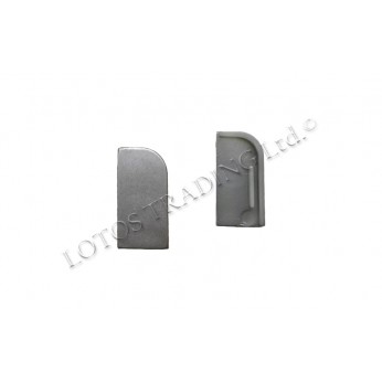 End cap for Small wall seal profile, matt chrome End cap for Small wall seal profile, matt chrome