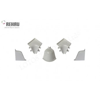 Тапи и ъгли за водобранна лайстна REHAU 118 MAGIC