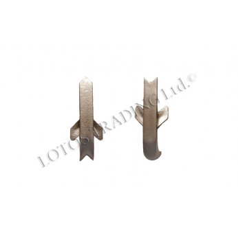 Outer corner for Small laid wall seal profile, champagne Kitchen accessories