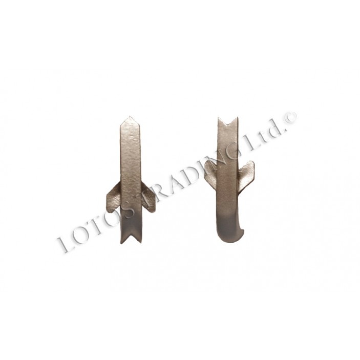 Outer corner for Small laid wall seal profile, champagne Kitchen accessories