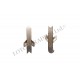 Outer corner for Small laid wall seal profile, champagne Kitchen accessories