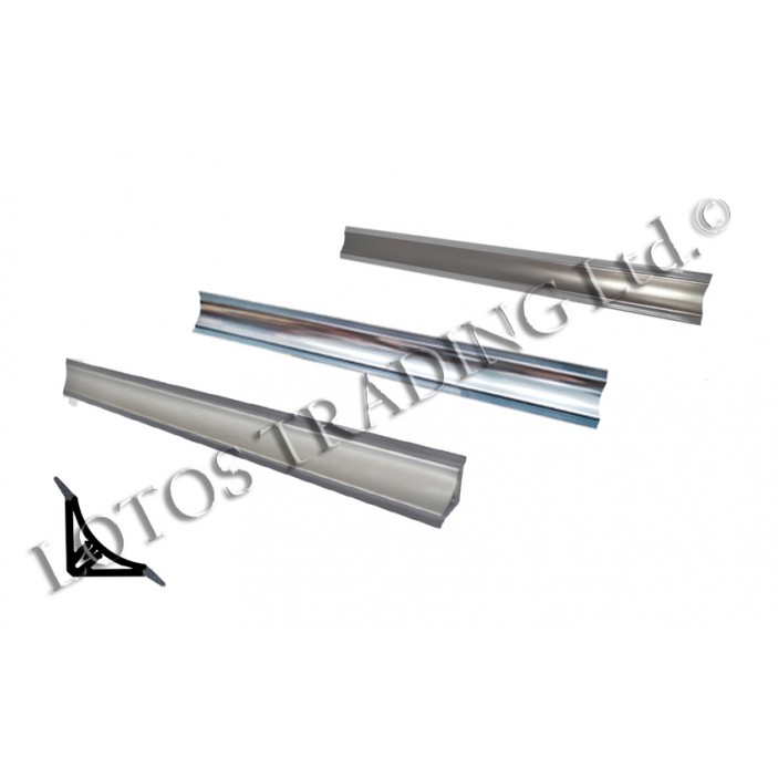 Concave wall seal profile 15x15 aluminium 19L.400.02-08 - Kitchen accessories Concave wall seal profile 15x15 aluminium Kitchen accessories
