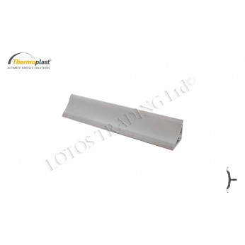 Concave wall seal profile 15x15 matt chrome Kitchen accessories