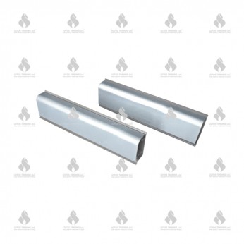 Small wall seal profile, chrome Kitchen accessories