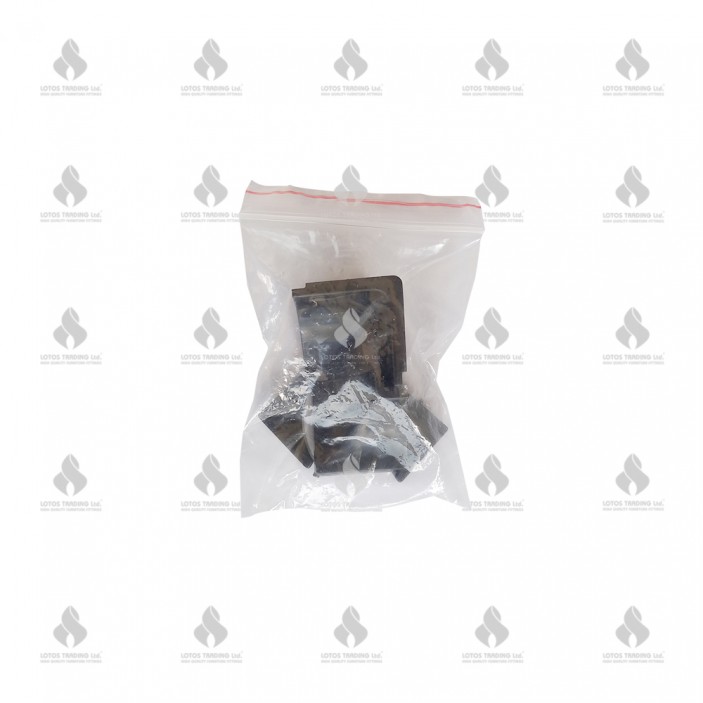 Set of plugs and corners for water seal profile, black set Kitchen accessories