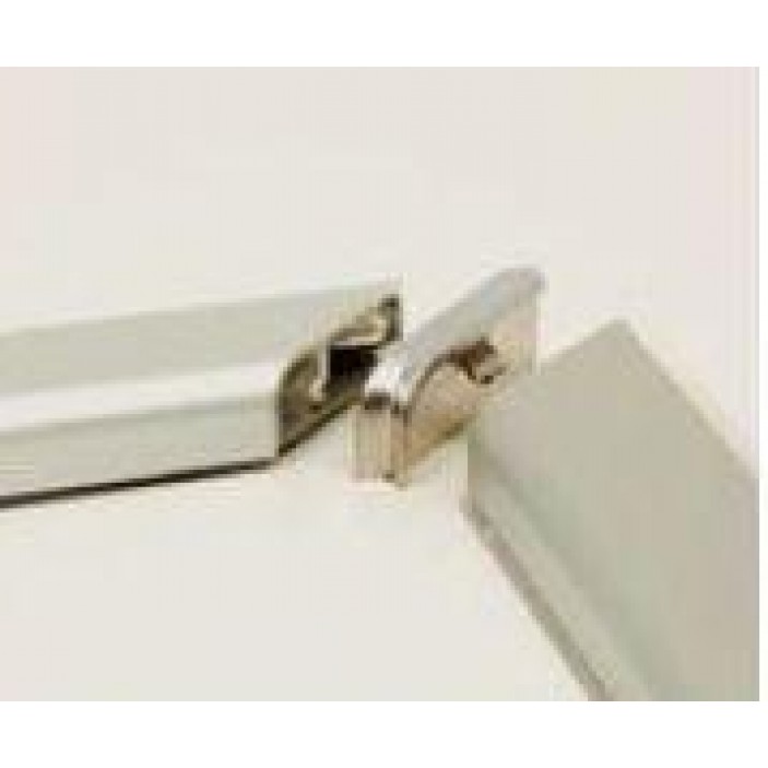 Вътрешен и външен ъгъл за Малка легнала водобранна лайснта, мат хром Аксесоари за кухня