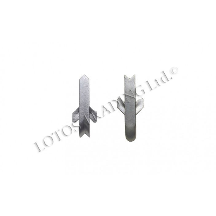 inner and outer corner for Small laid wall seal profile, matt chrome 19L.506.06-07 - Kitchen accessories inner and outer corner for Small laid wall seal profile, matt chrome Kitchen accessories