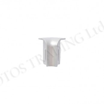 Inner and outer corner for Small standing wall seal profile, white Kitchen accessories