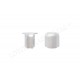 Inner and outer corner for Small standing wall seal profile, white Kitchen accessories