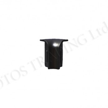 Inner and outer corner for Small standing wall seal profile, black Kitchen accessories