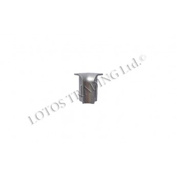 Inner and outer corner for Small standing wall seal profile, matt chrome Inner and outer corner for Small standing wall seal profile, matt chrome