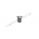 Inner and outer corner for Small standing wall seal profile, matt chrome Kitchen accessories