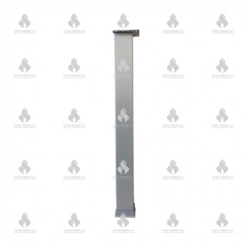 Aluminium legs L60х60 matt chrome Aluminium legs and spacers