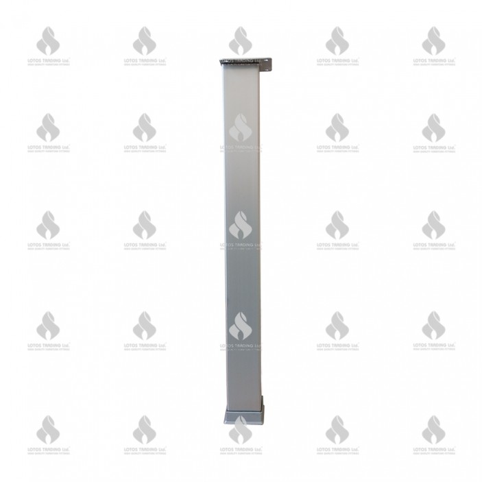 Aluminium legs L60х60 matt chrome 10L.121.71.05 - Aluminium legs and spacers Aluminium legs L60х60 matt chrome Aluminium legs and spacers