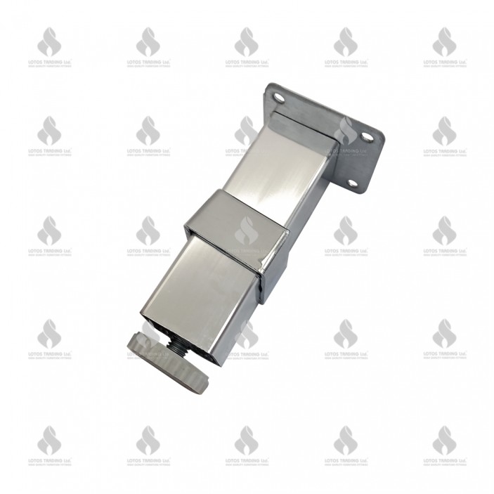 Aluminium base legs L40х40 chrome 11L.103.05-20.02 - Aluminium legs and spacers Aluminium base legs L40х40 chrome Aluminium legs and spacers