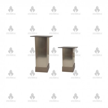 Aluminium base legs L50х50 inox