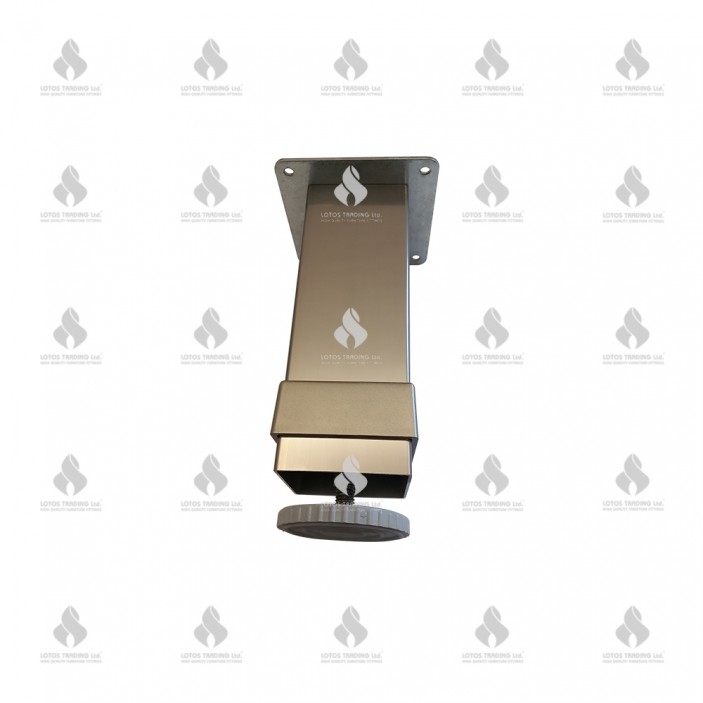 Aluminium base legs L50х50 inox 11L.106.10-15.08 - Aluminium legs and spacers Aluminium base legs L50х50 inox Aluminium legs and spacers