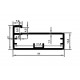 Aluminium dooor profile MK-4 Aluminium furniture door profiles