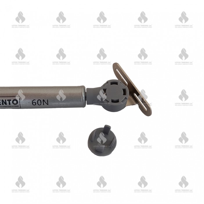 Downward gas spring IVENTO 07L.103.41-44 - Gas springs and lid support Downward gas spring IVENTO Gas springs and lid support