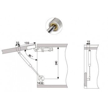 Газов амортисьор IVENTO LUX Газов амортисьор IVENTO LUX