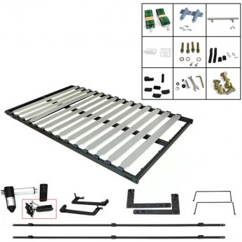 IVENTO K Електрически механизъм с дистанционно за скрито падащо легло с рамка 07L.119.01-04 - Амортисьори и ножици IVENTO K Електрически механизъм с дистанционно за скрито падащо легло с рамка Амортисьори и ножици