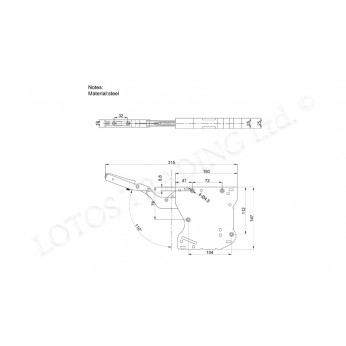 Механизъм за повдигаща врата M/H Механизъм за повдигаща врата M/H