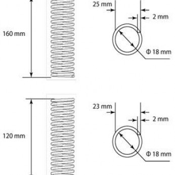 Spring for large size bed brackets 32L.051.02 - Sofa mechanisms Spring for large size bed brackets Sofa mechanisms