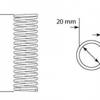 Spring for small size bed brackets 32L.050.02 - Sofa mechanisms Spring for small size bed brackets Sofa mechanisms