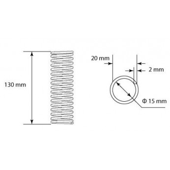 Spring for small size bed brackets Spring for small size bed brackets