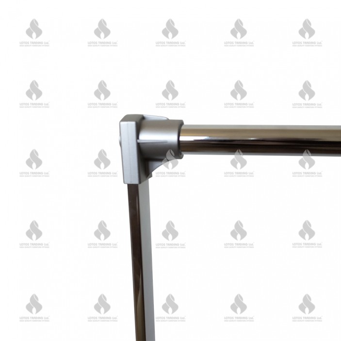 IVENTO K Wardrobe lift, Matt chrome - Chrome Wardrobe fittings and accessories