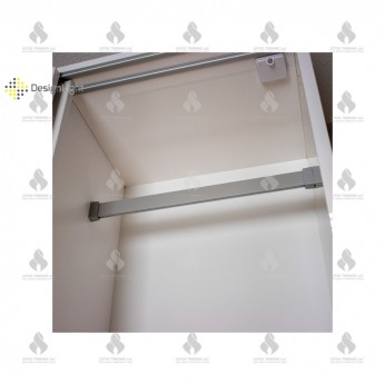 Bracket for a lever in a wardrobe with ice profile RELING, white 21L.938.11 - Wardrobe fittings and accessories Bracket for a lever in a wardrobe with ice profile RELING, white Wardrobe fittings and accessories