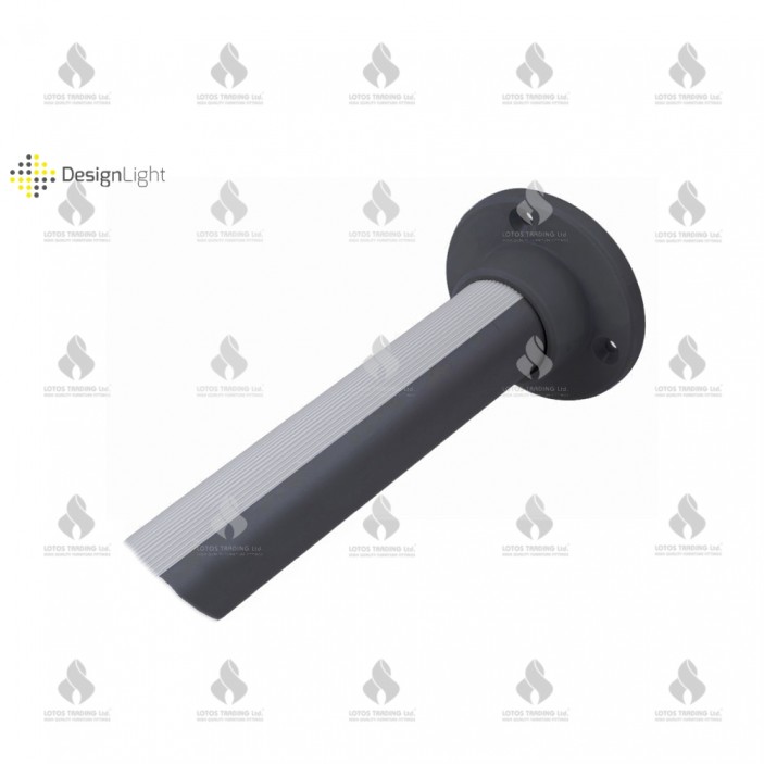 Wardrobe lever bracket RELING, black Wardrobe fittings and accessories