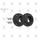 Wardrobe lever bracket RELING, black Wardrobe fittings and accessories