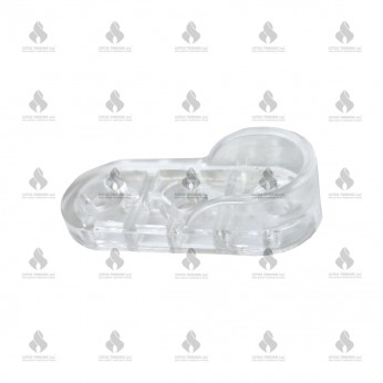 Oval tube holder transparent
