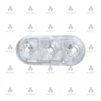 Oval tube holder transparent