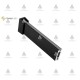 Wardrobe lever with LED strips profile - SLIM, black Wardrobe fittings and accessories
