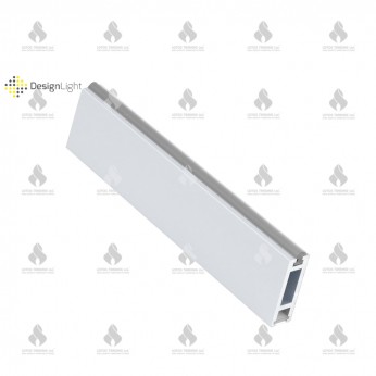 Wardrobe lever with LED strips profile RELING  - SLIM, WHITE Wardrobe fittings and accessories