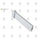 Wardrobe lever with LED strips profile RELING  - SLIM, WHITE Wardrobe fittings and accessories