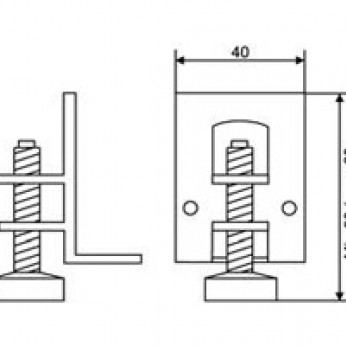 IVENTO Plinth adjuster Wardrobe fittings and accessories